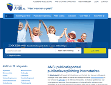 Tablet Screenshot of anbi.nl